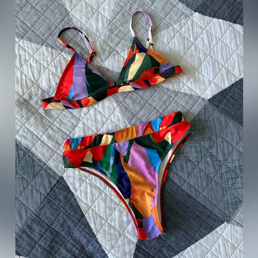 Colorful Abstract Bikini Set